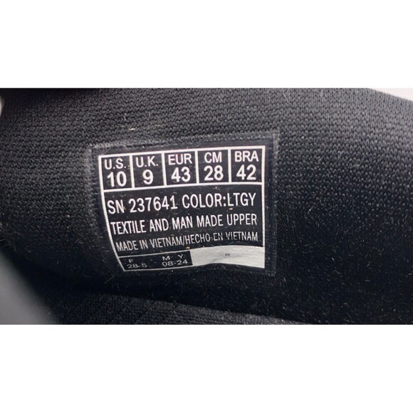 NEW Skechers D'Lux Trekker Toughtwill Mens 10 Gray Athletic Hiking Shoes 237641 - Picture 13 of 13